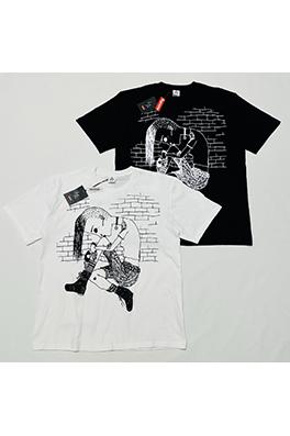 シュプリーム × Yohji Yamamotoスーパーコピー Y’S THINKER TEE ロックプリント半袖Tシャツ