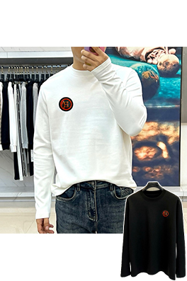エルメス 新しいファッションカジュアル長袖ボトムシャツ