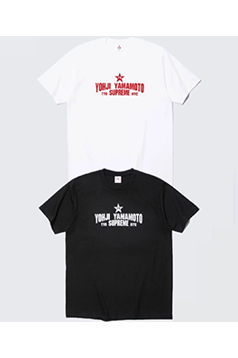 シュプリーム Supreme × Yohji Yamamoto Yohji Yamamoto STAR TEE ジョイントモデル五芒星プリント半袖Tシャツ