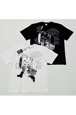 シュプリーム × Yohji Yamamotoスーパーコピー Y’S THINKER TEE ロックプリント半袖Tシャツ