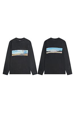 セントマイケル オーシャンブルースカイ アメリカンスタイル VTG ウォッシュダメージ長袖シャツ