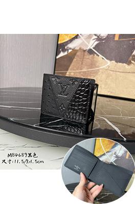 ルイヴィトン ブラックフルレザースーツウォレットシリーズ MULTIPLE ウォレット M84689