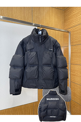 バレンシアガスーパーコピー BALENCIAGA ワークウェアスタイルのダウンジャケット