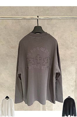 クロムハーツ 人気の長袖刺繍スウェットシャツ