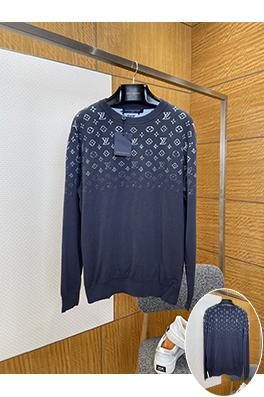ルイヴィトン ジャカードクルーネックニットセーター