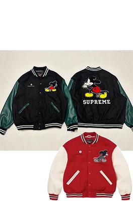 シュプリーム SUPREME NUMBER (N)INE MICKEY VARSITY JACKET ミッキーマウスのベースボールユニフォーム