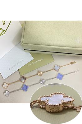 ヴァン クリーフ＆アーペル 四つ葉のクローバーと四つ花のブレスレット