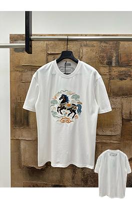 ディオール 馬年の刺繍半袖Tシャツ