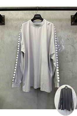 バレンシアガ Balenciaga 3m ジャカードラベル長袖シャツ