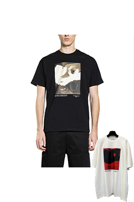 ジバンシイ プリントクルーネック半袖Tシャツ