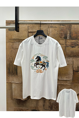 ディオール 馬年の刺繍半袖Tシャツ