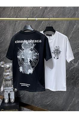 クロムハーツスーパーコピー サンスクリット刺繍クロス半袖Tシャツ