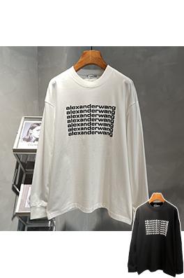 アレキサンダーワン Alexander Wang プリントロゴロゴ長袖シャツ