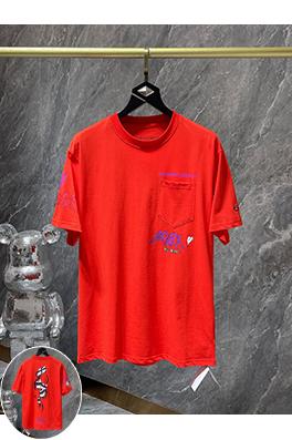クロムハーツスーパーコピー Mattyboy グラフィティ フレイム ハート 半袖Tシャツ