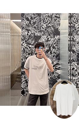 セリーヌ CELINE ダブルレイヤークルーネック半袖Tシャツ