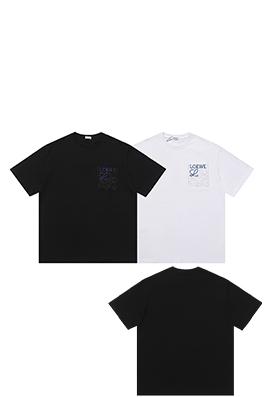 ロエベスーパーコピー LOEWE 刺繍ポケット半袖Tシャツ