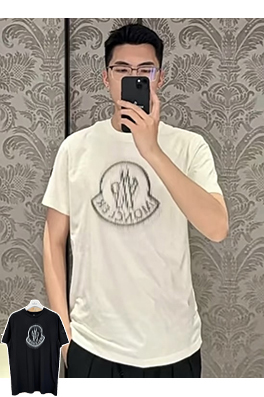 モンクレールスーパーコピー Moncler ブラープリント半袖Tシャツ
