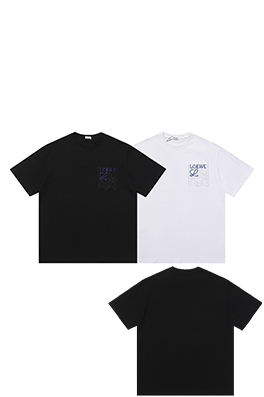 ロエベスーパーコピー LOEWE 刺繍ポケット半袖Tシャツ