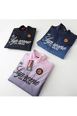シュプリームコピー WEEK8 Gradient Track Jacket コラボレーション グラデーション刺繍ロゴ ジップアップジャケット