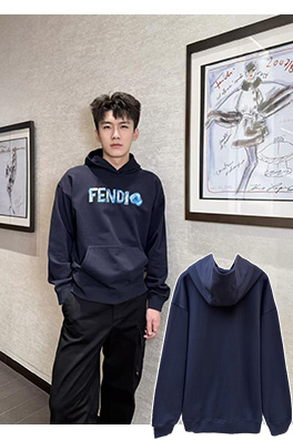 フェンディコピー FENDI 刺繍入り手描きロゴスウェットシャツ