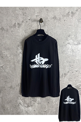 バレンシアガスーパーコピー Balenciaga プリント長袖シャツ