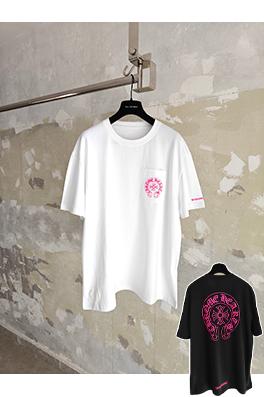 クロムハーツ 26 シリーズ ホースシュープリント 半袖Tシャツ