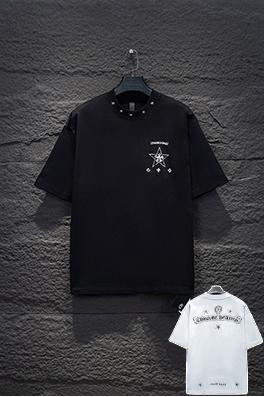 クロムハーツスーパーコピー グラデーショングラフィティハードウェア半袖Tシャツ