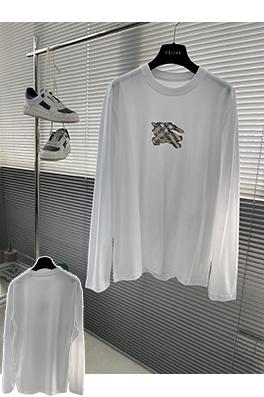 バーバリースーパーコピー 新モデルロゴ入りコットン長袖シャツ