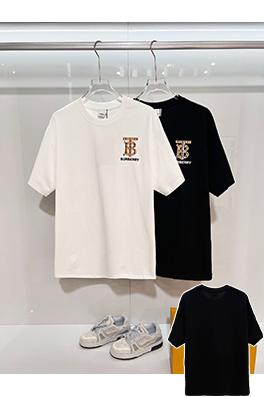 バーバリー BURBERRY クラシックなチェック柄に刺繍ロゴが入った半袖Tシャツ