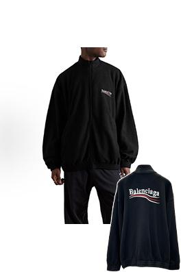 バレンシアガ Balenciaga 刺繍ロゴ入りジップアップジャケット