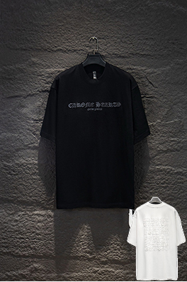 クロムハーツ 新モデルウォッシュホロウ刺繍半袖Tシャツ