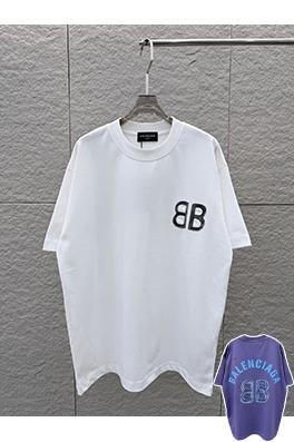 バレンシアガコピー 3Dエポキシ樹脂文字ロゴ入り半袖Tシャツ