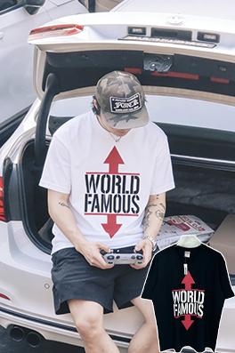 シュプリームコピー Supreme 26SS WORLD FAMOUS TEE アロー クラシック レター 半袖Tシャツ