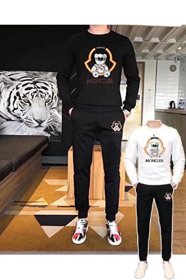 モンクレールコピー Moncler 人気のトレンドクルーネックのスウェットシャツとパンツのセット