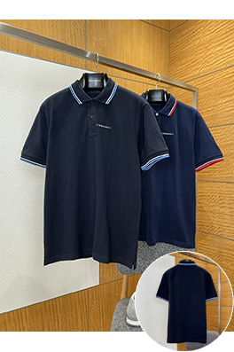 プラダコピー ロゴ入り半袖ポロシャツ