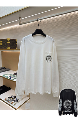 クロムハーツコピー ラスベガス クロススリーブ ホースシュー 長袖シャツ