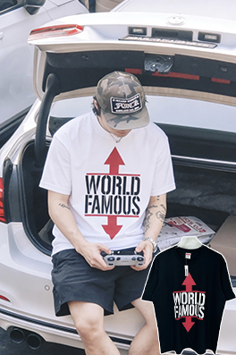 シュプリームコピー Supreme 26SS WORLD FAMOUS TEE アロー クラシック レター 半袖Tシャツ