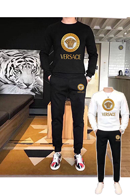 ヴェルサーチスーパーコピー VERSACE ファッション人気のトレンドクルーネックのスウェットシャツとパンツのセット