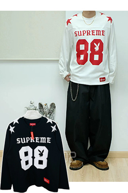 シュプリームスーパーコピー SUPREME L/S FOOTBALL TOP ラビットプレイボーイ88番長袖シャツ