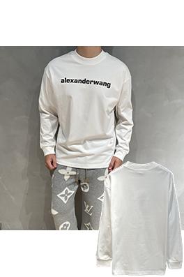 アレキサンダーワンコピー Alexander Wang 秋冬プリントロゴ入りロゴ長袖シャツ