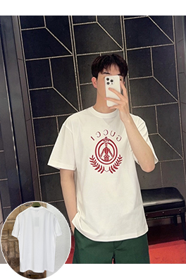 グッチ GUCCI ロゴプリント入り半袖Tシャツ