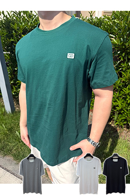 ヴァレンティノコピー 刺繍ロゴ入り半袖Tシャツ