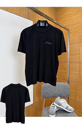 アクネストゥディオズスーパーコピー Acne Studios 手書き刺繍入りニット半袖Tシャツ
