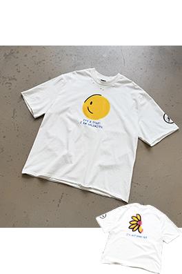 セントマイケルスーパーコピー IT'S A START I M NOT DONE YET コラボレーションレター入り半袖Tシャツ