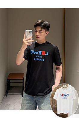 ロエベコピー Loewe 180周年記念プリント刺繍入り半袖Tシャツ
