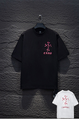 クロムハーツンコピー 刺繍入り半袖Tシャツ
