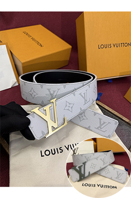 ルイヴィトンコピー LV Initiales Monogram ファッションリバーシブル両面ベルト