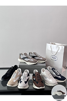 プラダコピー メンズレトロランニングシューズ