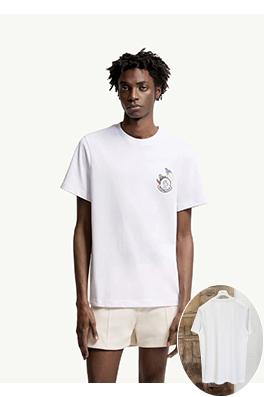 モンクレール クラシックプリント半袖Tシャツ