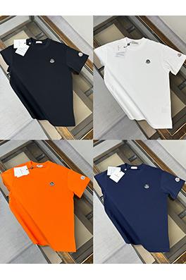 モンクレール 刺繍ロゴ入り半袖Tシャツ